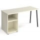 Sparta Straight Desk with A-frame Leg and Support Pedestal